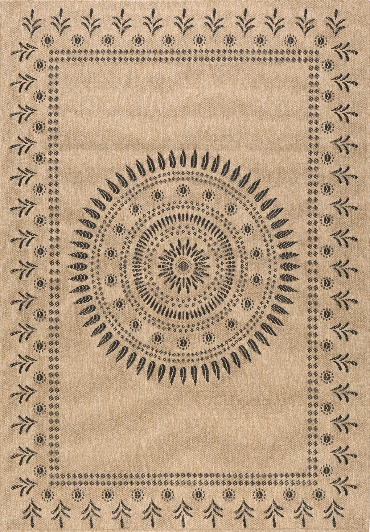 Tapis Aspect Jute Nature 8874 - Noir 6 Tapis Aspect Jute Nature 8874 - Noir – Image 4