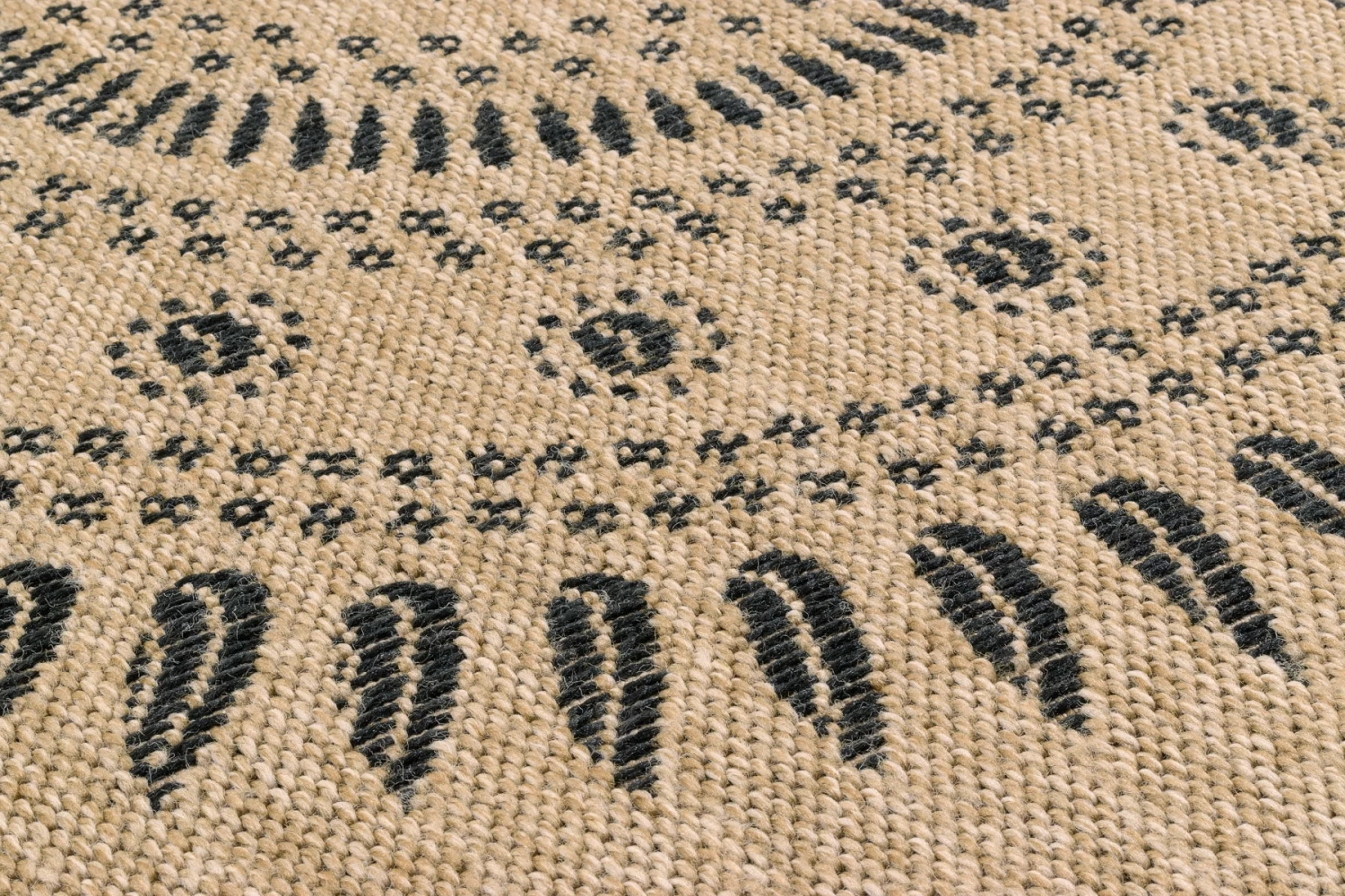 Tapis Aspect Jute Nature 8874 - Noir 9 Tapis Aspect Jute Nature 8874 - Noir – Image 7