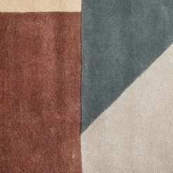 Tapis De Sol Alton Ivoire Bleu Et Argile -Vêtements De Mode tapis de sol ALTON 007116 Z5 5