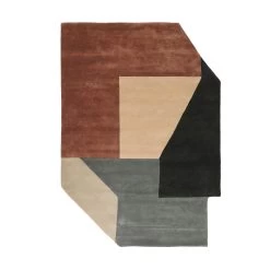 Tapis De Sol Alton Ivoire Bleu Et Argile -Vêtements De Mode tapis de sol ALTON 007116 Z5 packshot