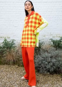 Pull Cubist Bis - Orange