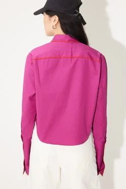 Chemise Microscopist Bis - Aubergine -Vêtements De Mode valentinewitmeurlab photo microscopistbis 4