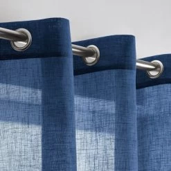 Voilage À Oeillets Milos - Indigo -Vêtements De Mode voilage a oeillets MILOS 006528 B17 listing